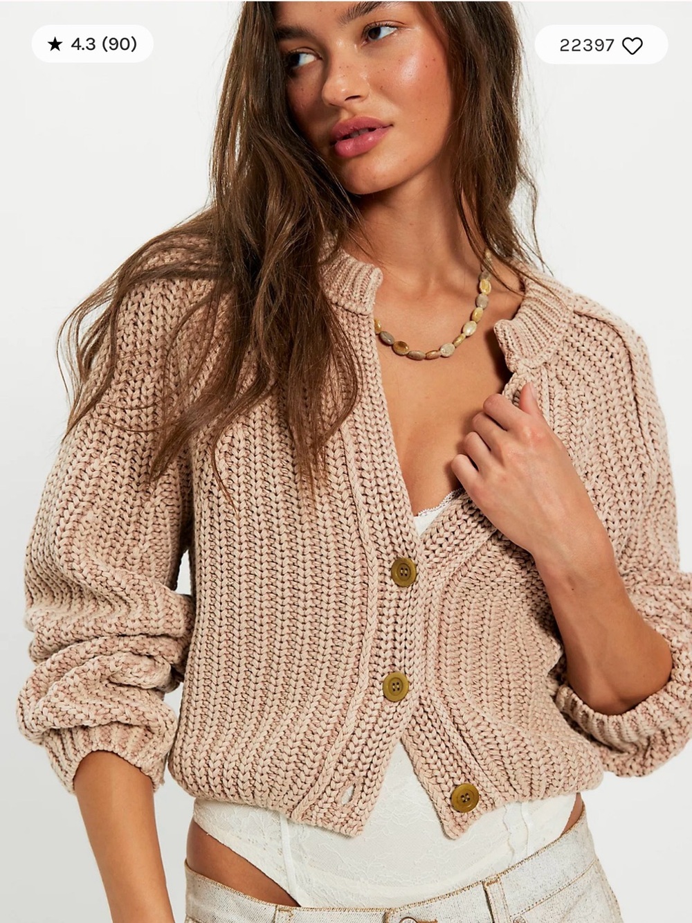 Free People Sweet Nothing Cotton Cardi
